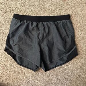 Under Armour Women’s Black and Gray Athletic Shorts